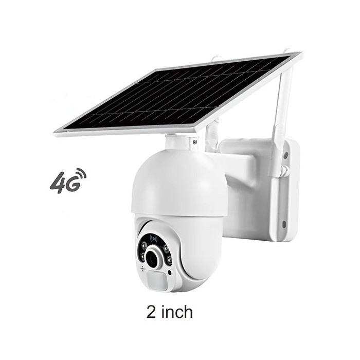 Camara De Seguridad Solar Inalambricas Para Exterior Con Vision Nocturna y  Audio